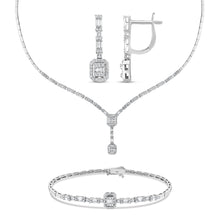 2.90 Karat Wedding Baget Pırlanta Set