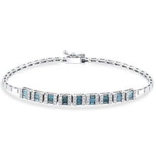 1.10 Karat Deep Blue Baget Bileklik